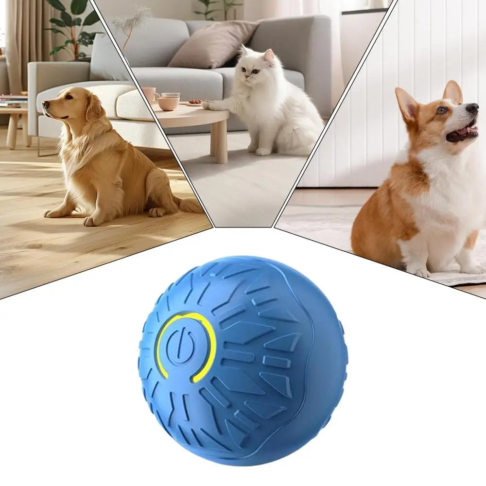 Shaky Ball Toy For Dogs Automatic Dog Vibrating Ball Pet Toys USB Shaking Dog Ball Interactive Dog Toy For Chinese New Year