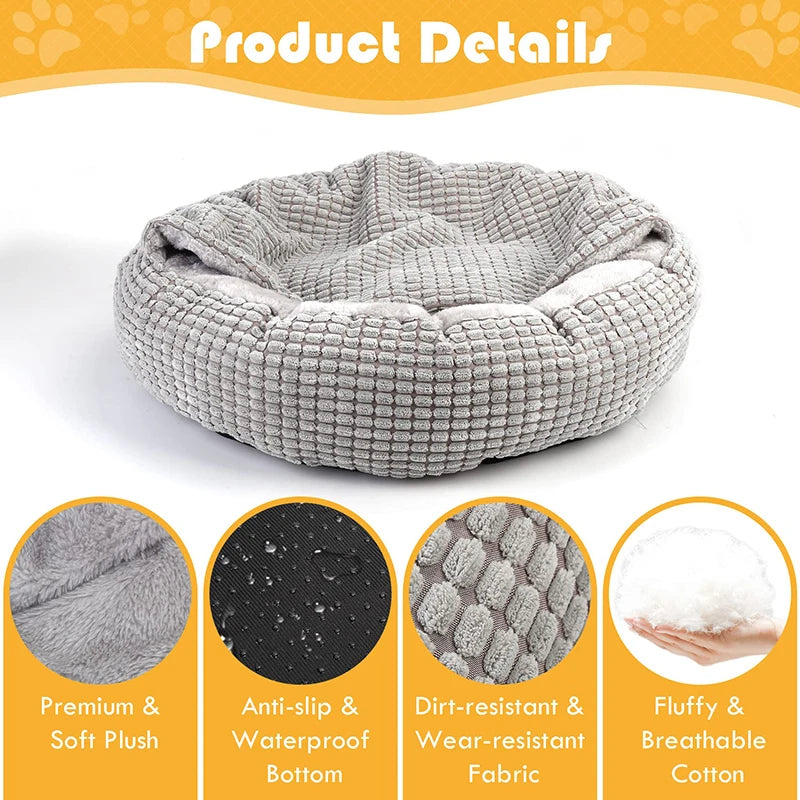 π© Cozy Hooded Dog Bed π