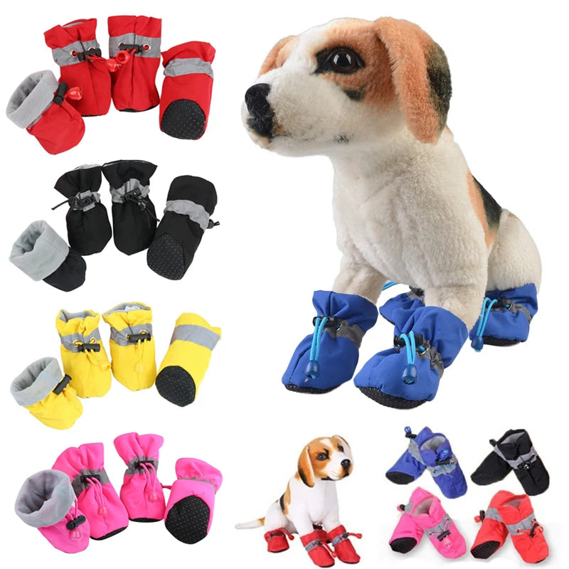 WarmPaws Waterproof Corduroy Puppy Shoes