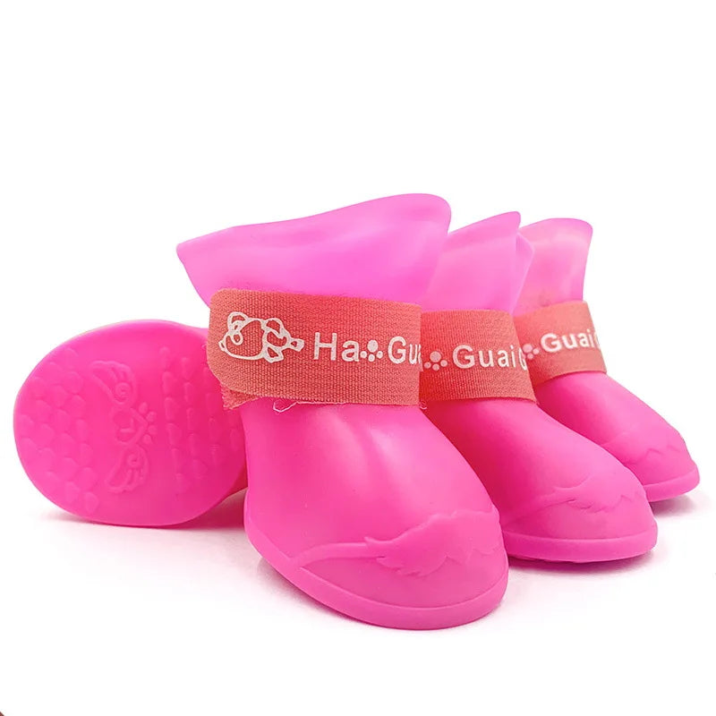 PawGuard Waterproof Anti-Slip Dog Rain Boots