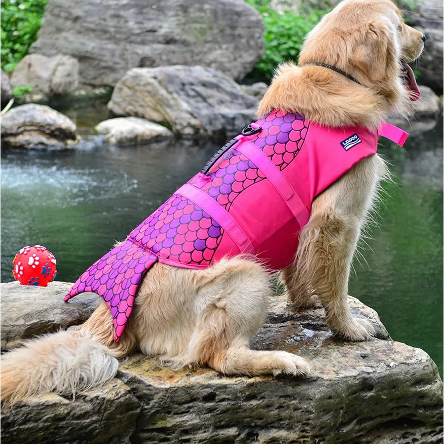 Mermaid & Shark Dog Life Jacke