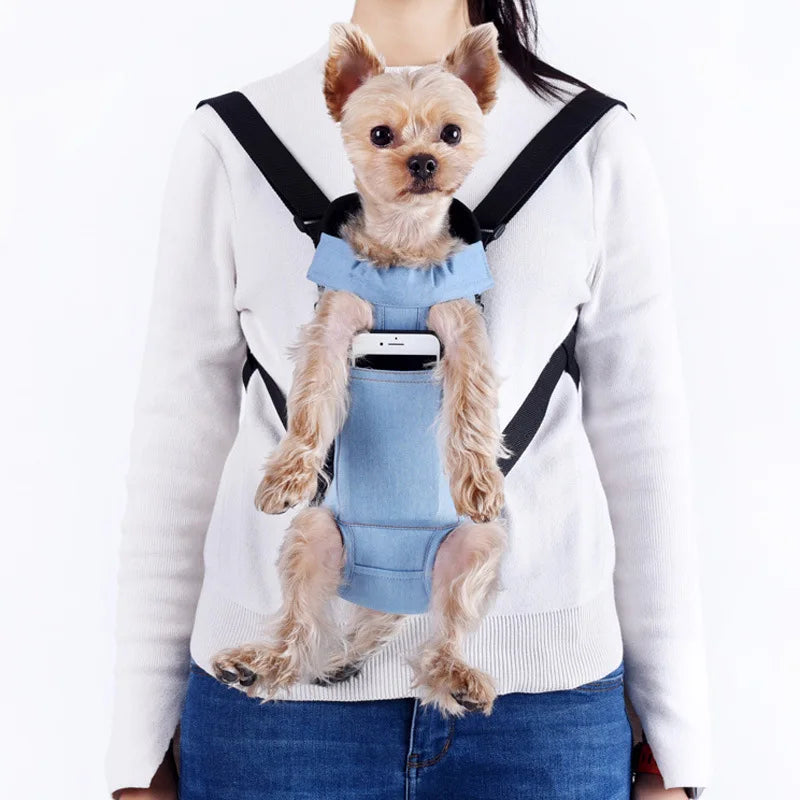 🐶💖Denim Pet Dog Backpack Carrier! 💖🐶