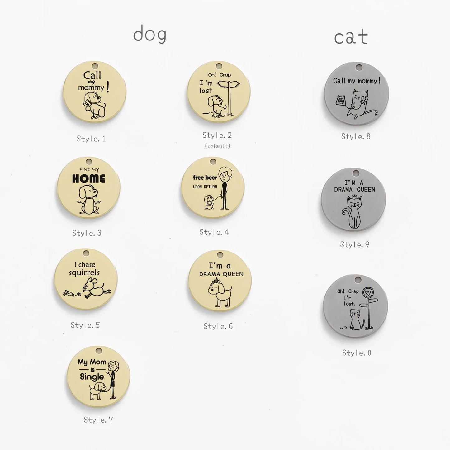 ✨ Pawsitively Funny Personalized Dog Tags ✨