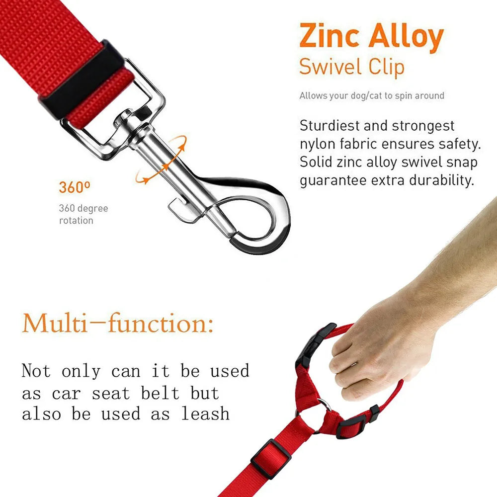 🐾 Two-in-One Dog Harness & Seat Belt 🐾