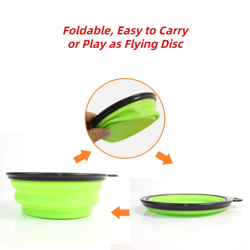 🐶 Expandable Feast Bowl: Travel Companion for the Pup! 🐾