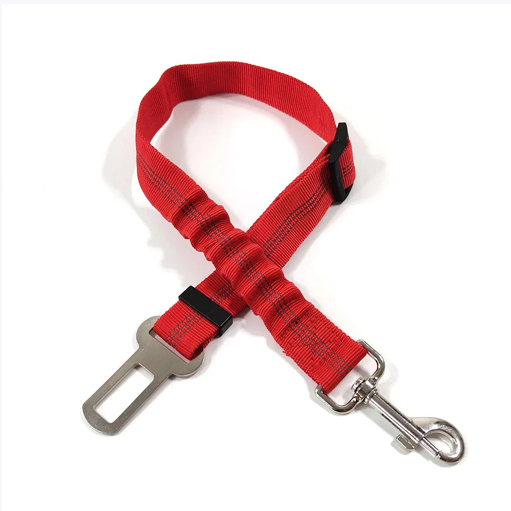 Reflective Retractable Dog Car Seat Belt Safety Leash 🐾