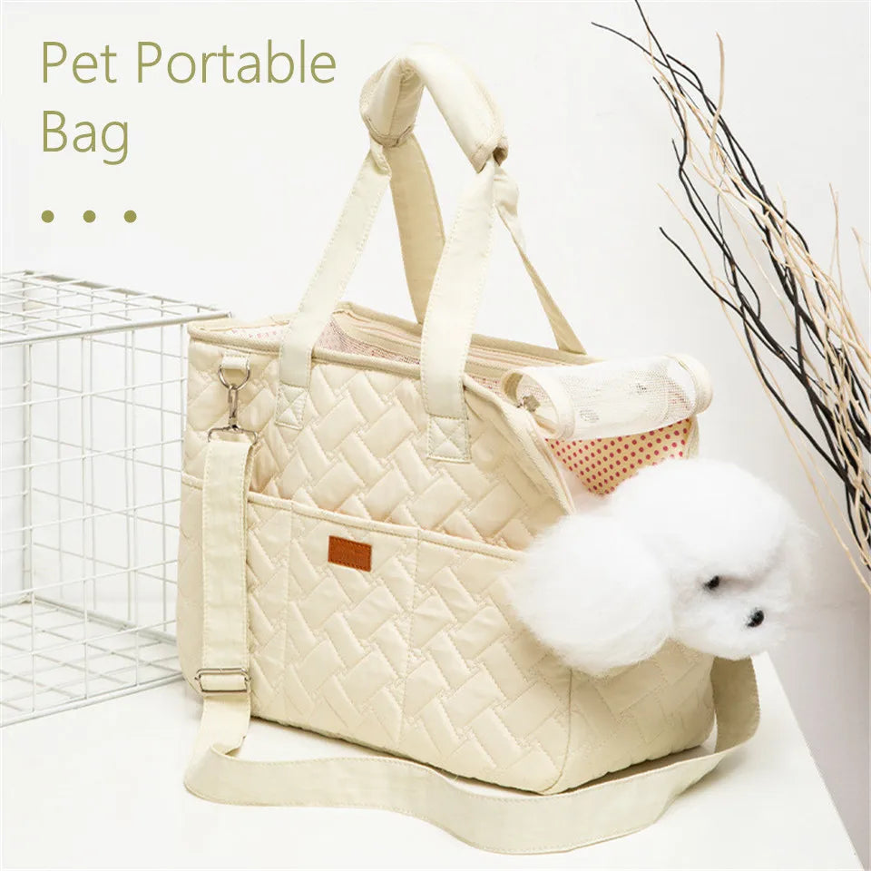 🐾 Elegant Breathable Pet Carrier 🧳