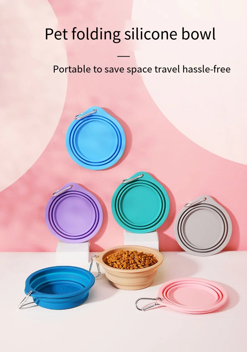 🐶 Your Pup's Perfect Travel Buddy! 🐾 Expandable Feast Bowl