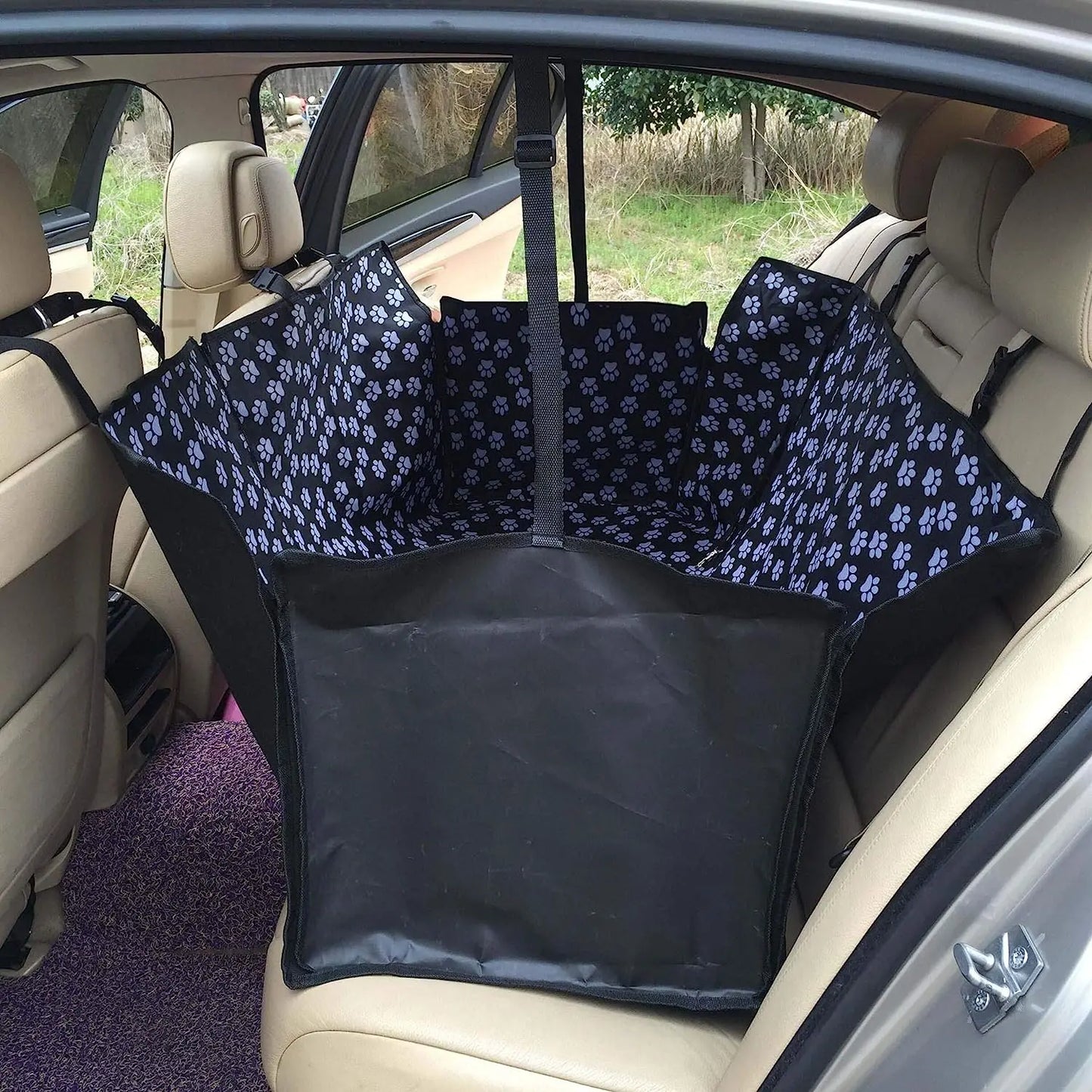 PawPrint Waterproof Car Seat Cover