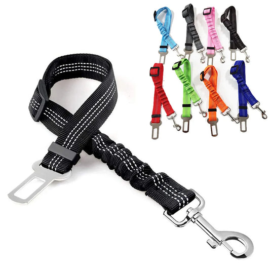 Reflective Retractable Dog Car Seat Belt Safety Leash 🐾