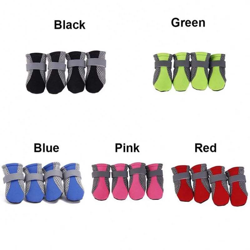 Reflective Waterproof Pet Shoes for Small Medium Dogs