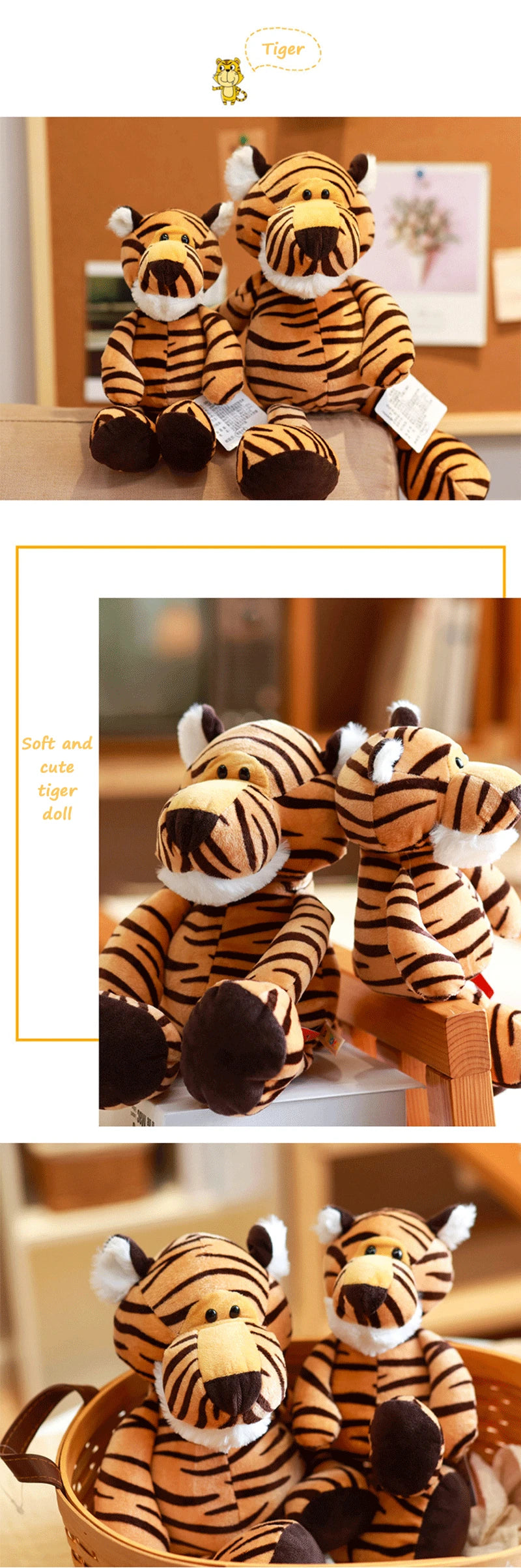 🦓 Jungle Friends Plush 🦁