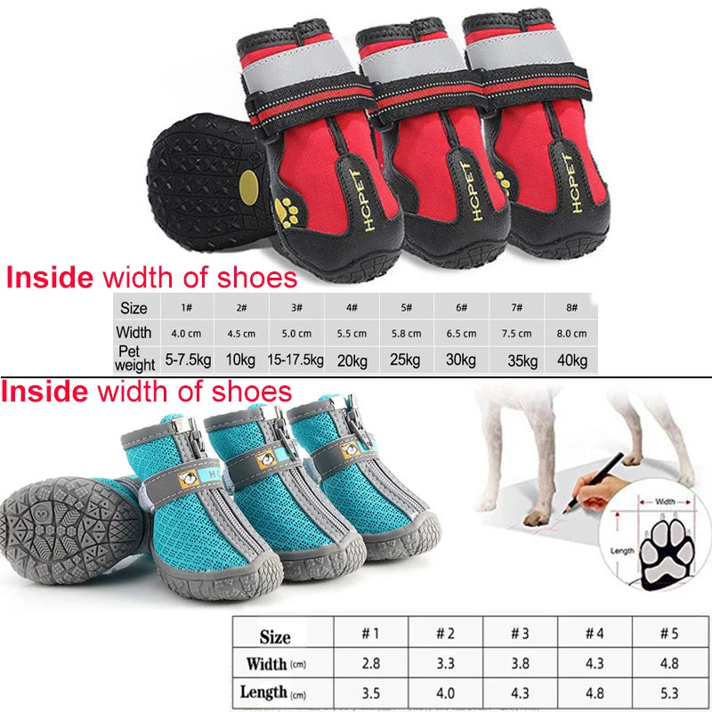 ReflectiPaws Reflective Waterproof Dog Boots