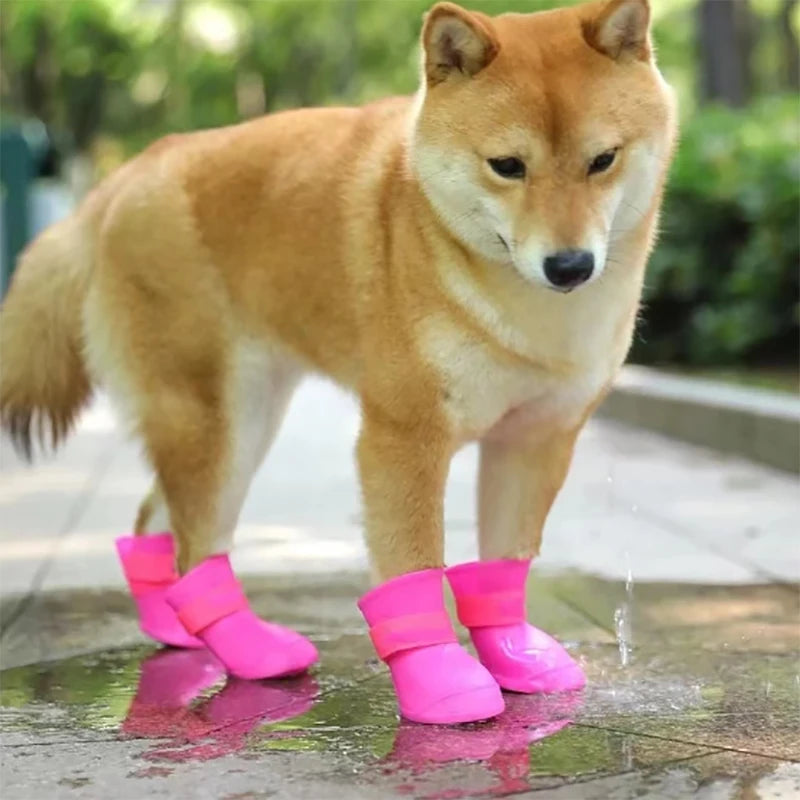 Pet Rainshoes Waterproof Anti-slip