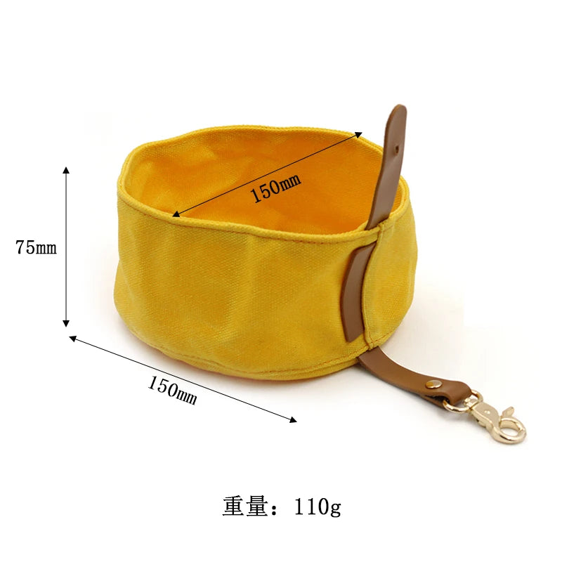 🏞️ The 1000ml Foldable Dog Bowl 🐶