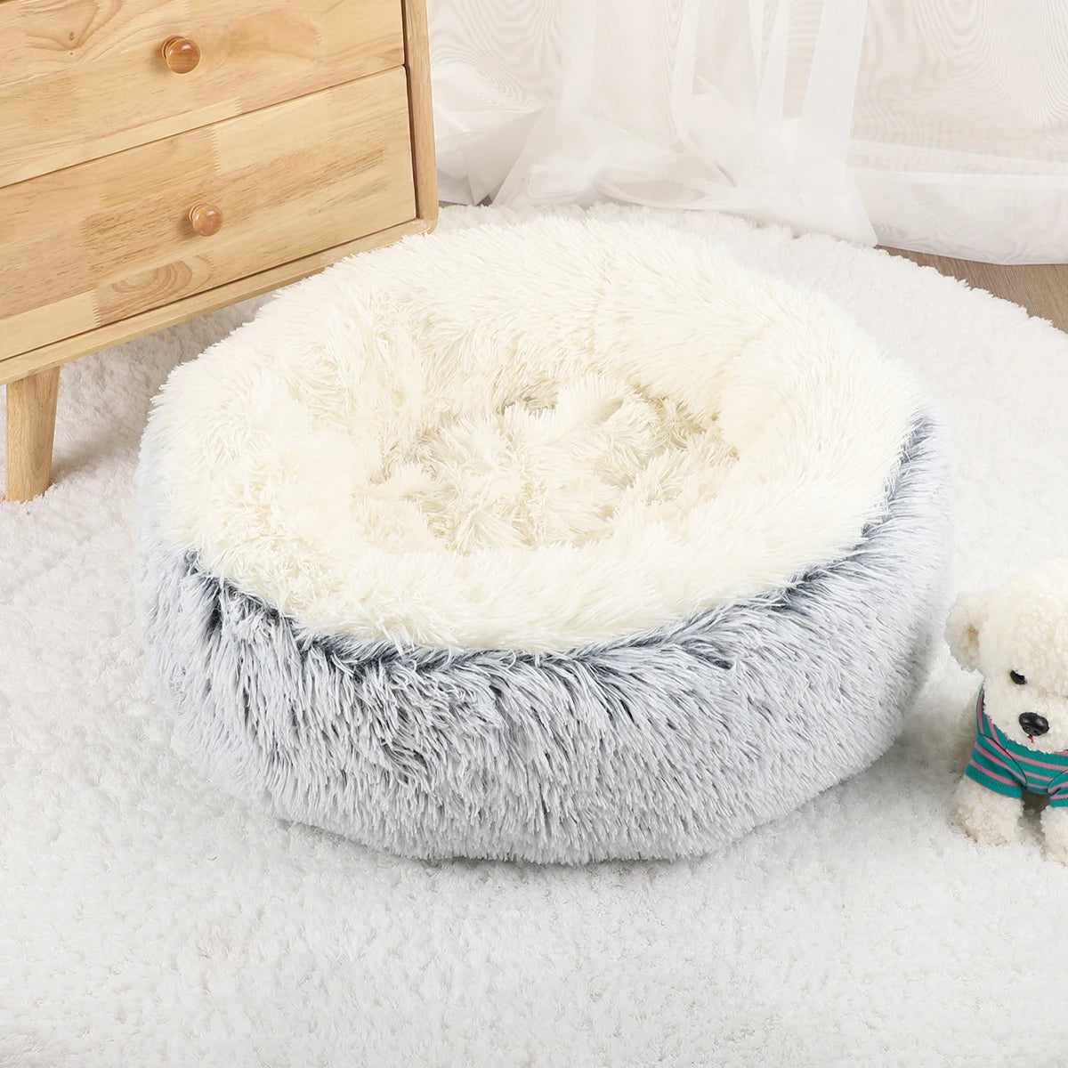 🍩 Plush Donut Bed 🐶