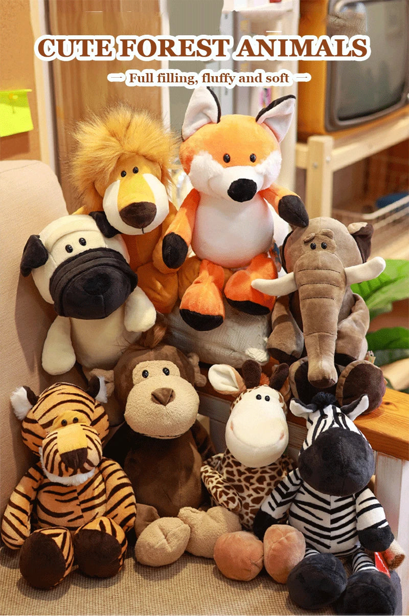 🦓 Jungle Friends Plush 🦁