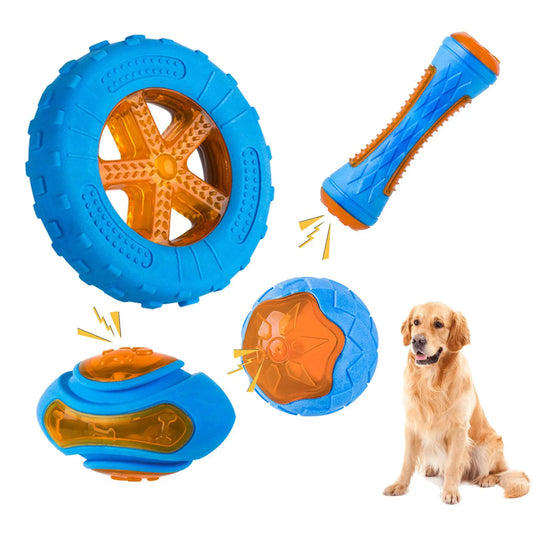 🌟 Squeaky Dog Chew Toys 🦷