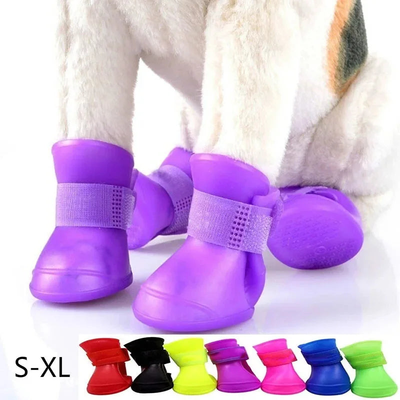 Pet Rainshoes Waterproof Anti-slip