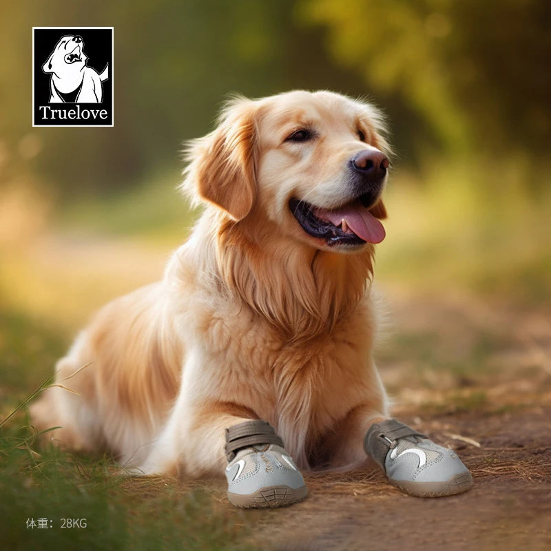 TruePaws Breathable Dog Shoes with TPR Sole