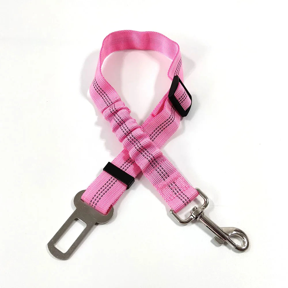 Reflective Retractable Dog Car Seat Belt Safety Leash 🐾