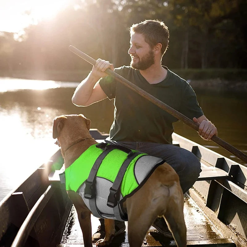 🐾 Adjustable Dog Life Jacket - Rescue Handle 🐾