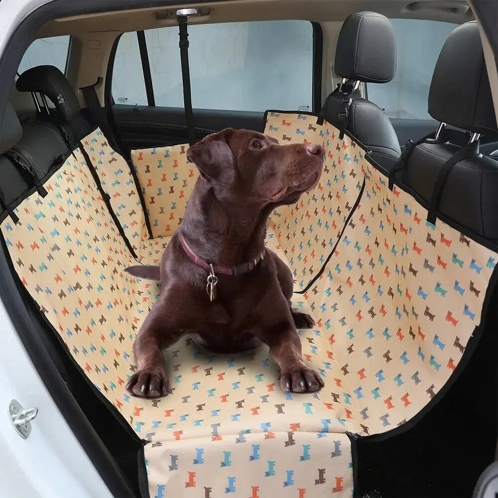 PawPrint Waterproof Car Seat Cover