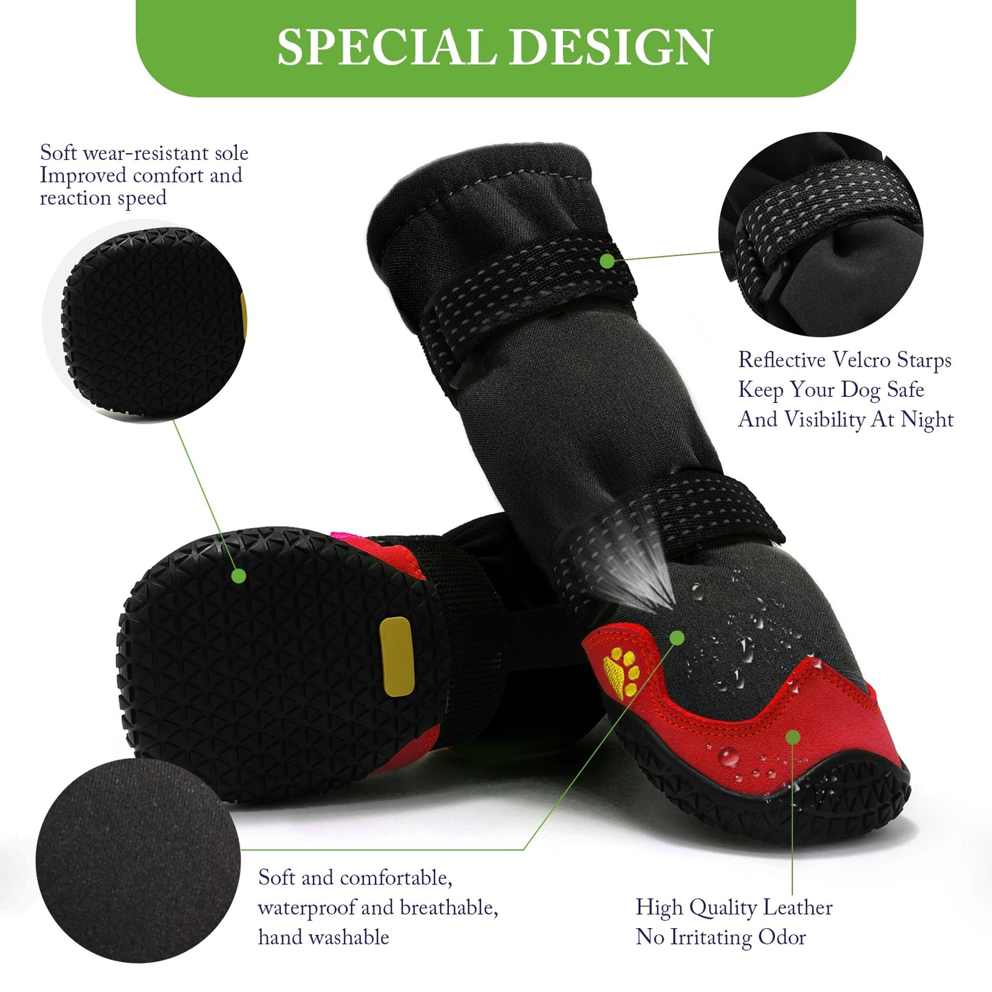 PawGuard Waterproof Dog Boots