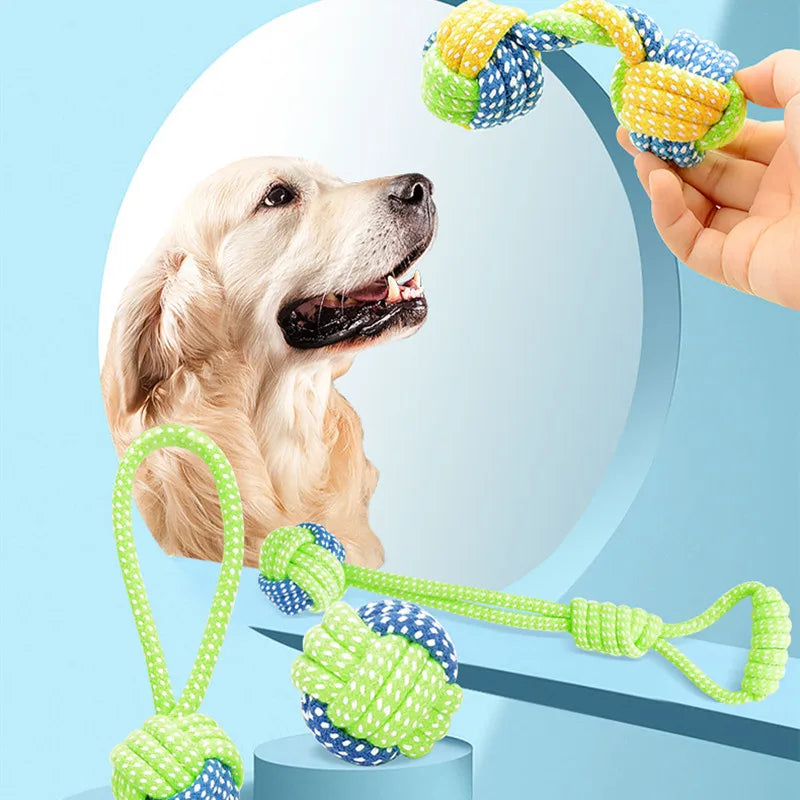 🎾 Playful Pup Rope Ball 🎾