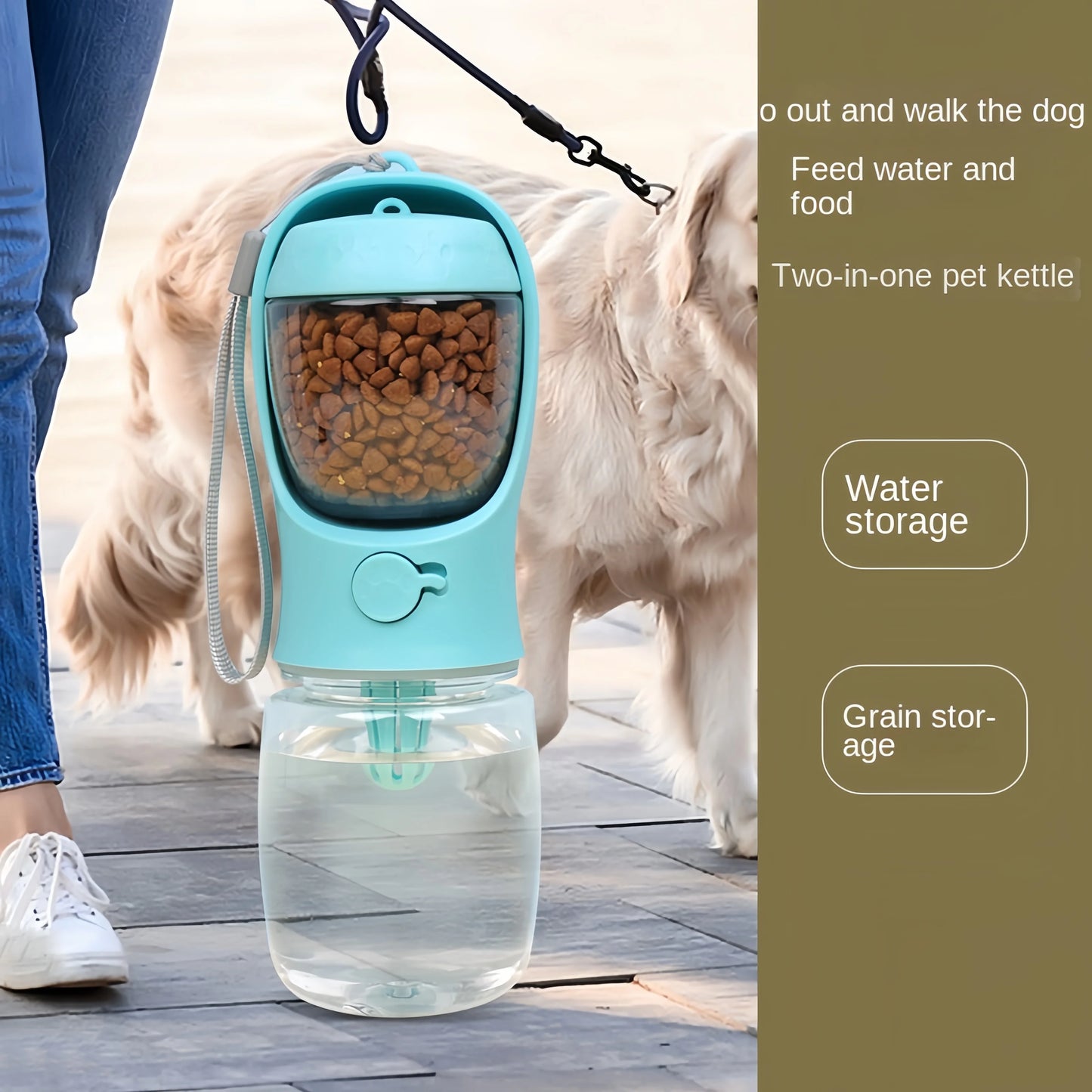 🐾 The Ultimate On-the-Go Food & Water Solution for Happy Pets! 🐶💧