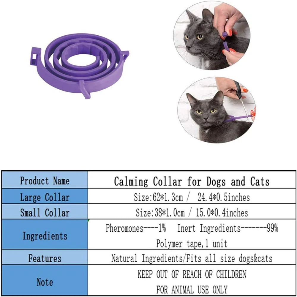 🐾 Calming Collar for Stressed Pets 🐶🐱