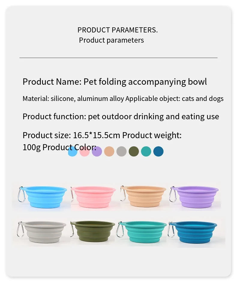 🐶 Your Pup's Perfect Travel Buddy! 🐾 Expandable Feast Bowl