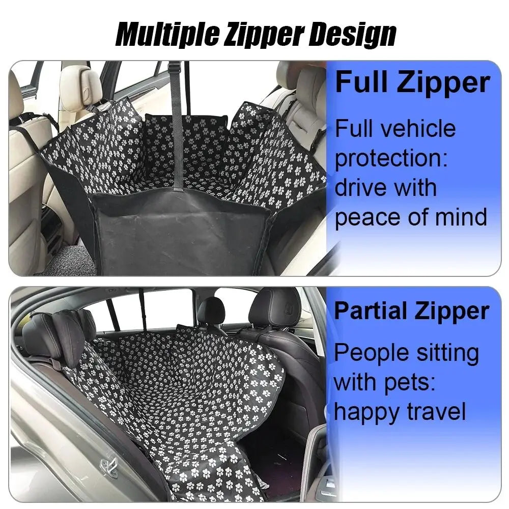 PawPrint Waterproof Car Seat Cover